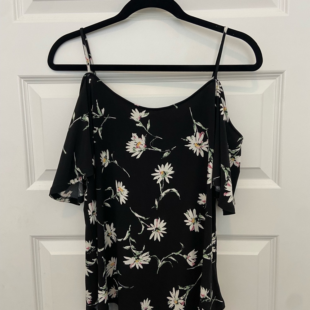 Kaileigh Black Floral Dress